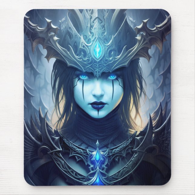 Gothic Dark Fantasy Litch Queen Mouse Pad (Front)
