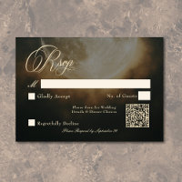 Gothic Dark Full Moon Arch Wedding QR