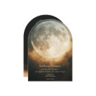 Gothic Dark Full Moon Arch Wedding Two Sided