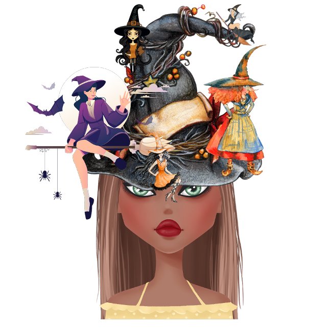 Gothic Darlings Square Wall Clock (With a single glance, she could unravel the threads of your heart, weaving a tapestry of longing.)