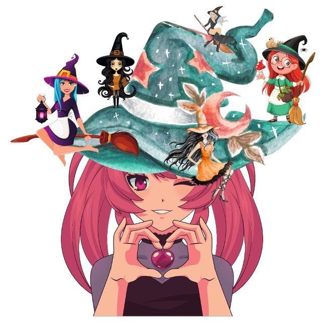 Gothic Darlings Square Wall Clock (With a single glance, she could unravel the threads of your heart, weaving a tapestry of longing.)