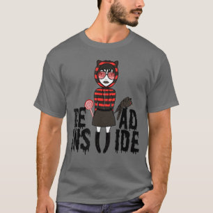 Gothic Dead Inside Raven Goth Girl Halloween Emo H T-Shirt
