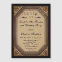 Gothic Deco Death to Her 20s Birthday Party Save T