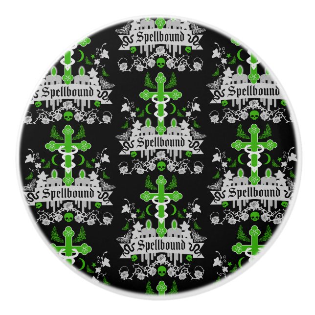 Gothic Decorative Ceramic Knob (Front)