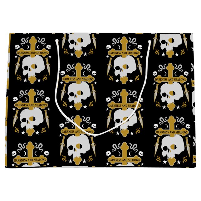 Gothic Decorative Party Large Gift Bag (Front)
