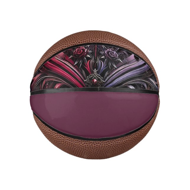 Gothic Design Custom Basketball (Front)