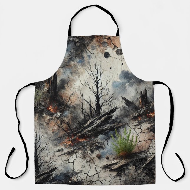 Gothic Dystopian Art Apron (Front)