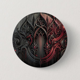 Gothic Elegance Round Pin