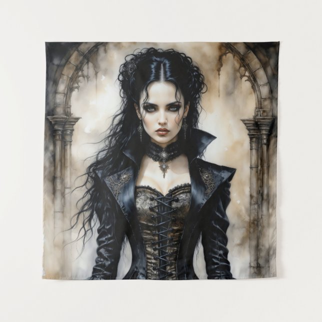 Gothic Elegance Tapestry (Front)