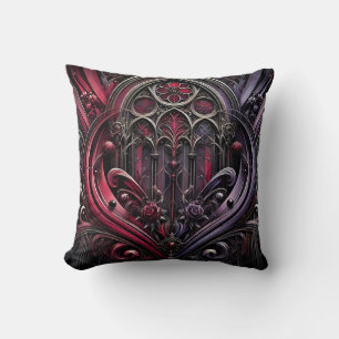 Gothic Elegance Throw Pillow – Bold Home Accent