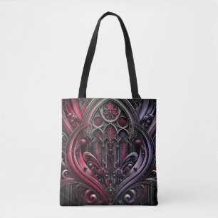 Gothic Elegance Tote Bag – Unique Design