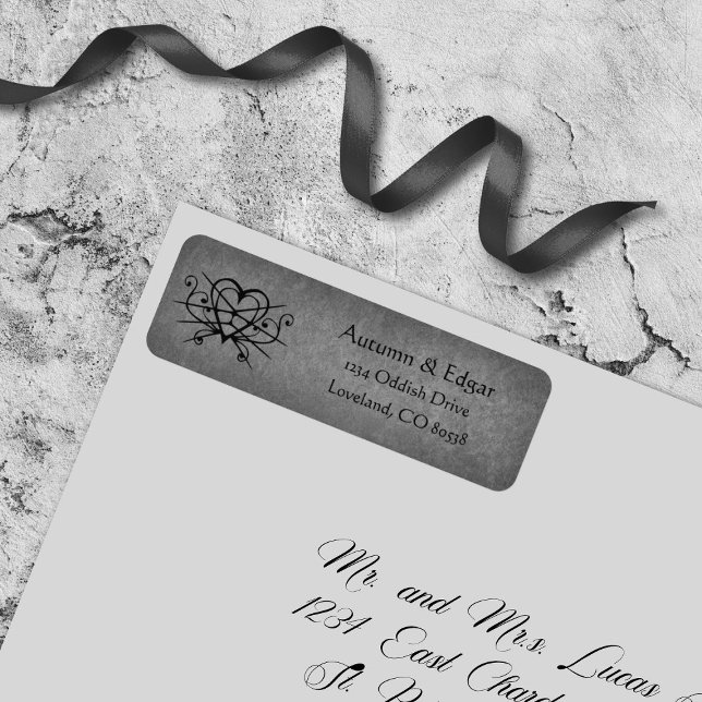 Gothic Elegant Grey Victorian Spikes Address (Creator Uploaded)