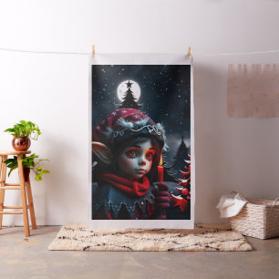 Gothic elf magic under the full moon. fabric