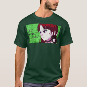 Gothic & Emo Serious Anime Girl Life is not a Game T-Shirt