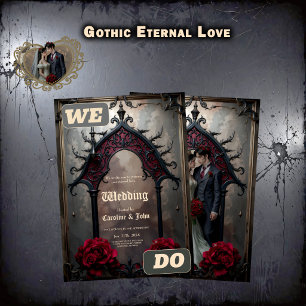 Gothic Eternal Love Invitation