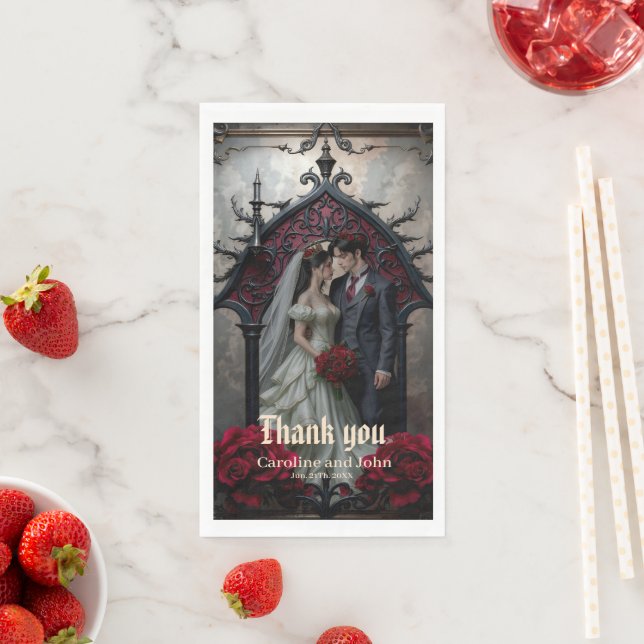 Gothic Eternal Love  Napkin (Insitu)