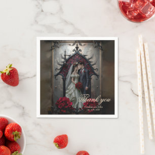 Gothic Eternal Love Napkin