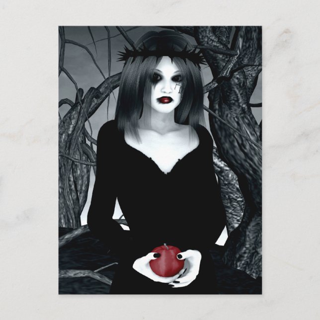 Gothic Eve Art Postcard (Front)