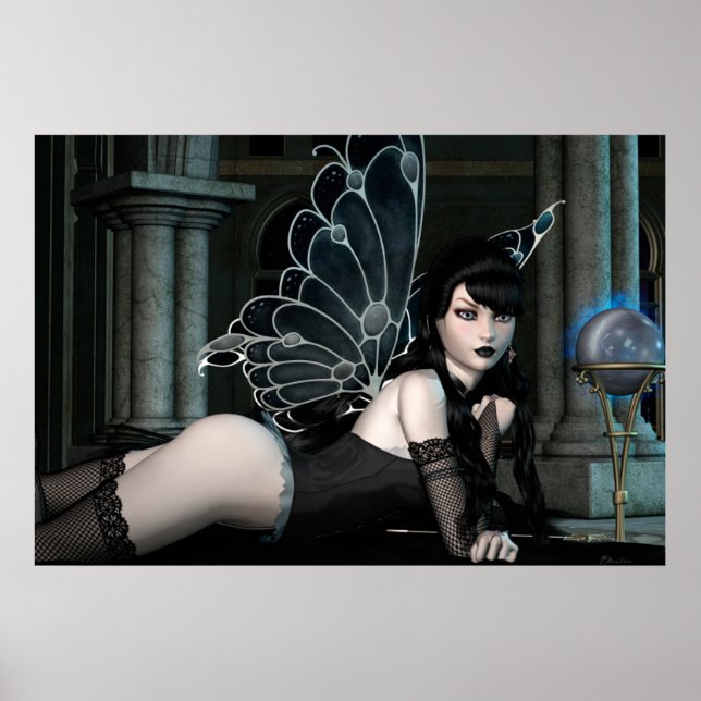 Gothic Fae Series ANNA Fantasy Art Poster (Front)