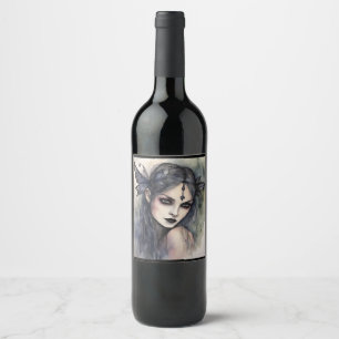 Gothic Fae Wine Label