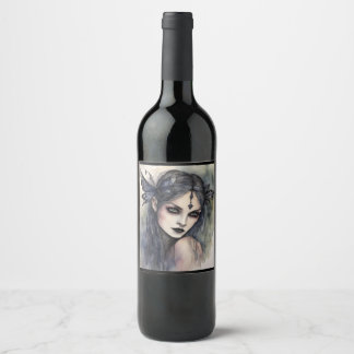 Gothic Fae Wine Label