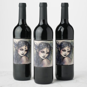 Gothic Fae Wine Label