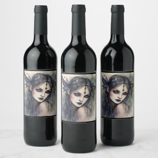 Gothic Fae Wine Label