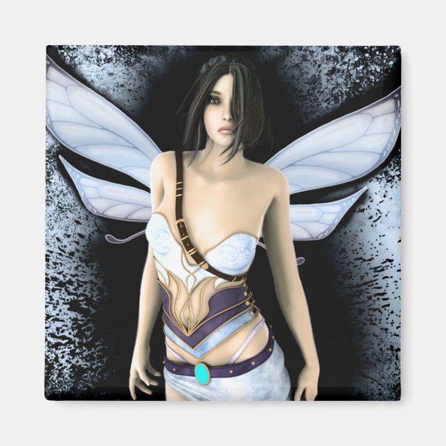 Gothic Faerie Solitude Artwork Magnet (Front)