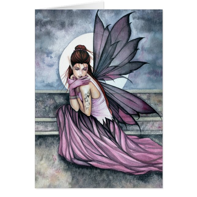 Gothic Fairy Art Card by Molly Harrison (Front)