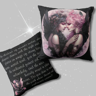 Gothic Fairy fairycore Whimsygoth Whimsical goth Cushion