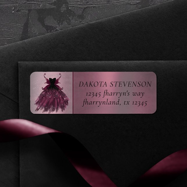 Gothic Fairy Fuchsia Gown | Glam Rock Pink Address (Creator Uploaded)