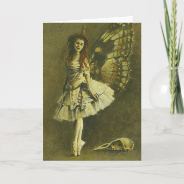 Gothic Fairy Greetings Card (Front)