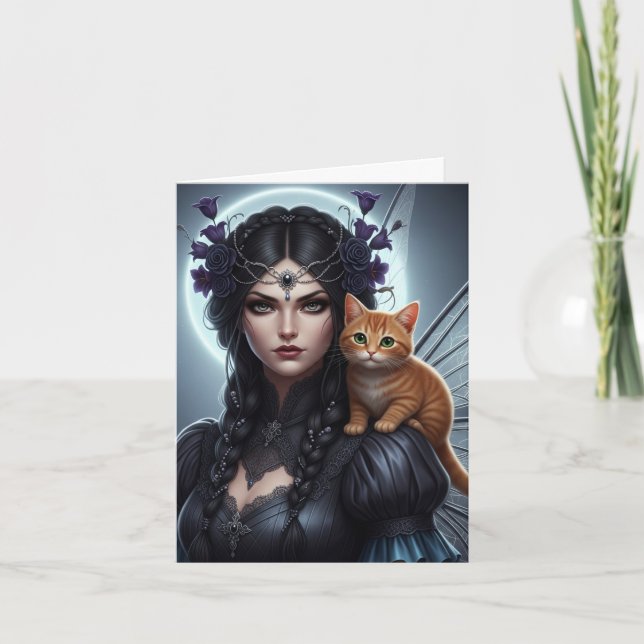 Gothic Fairy Portrait Card (Front)