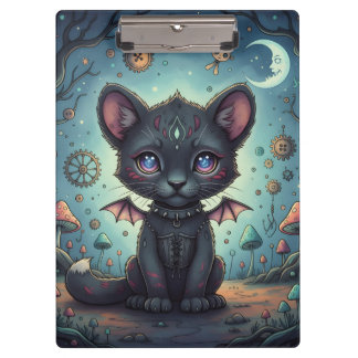 Gothic Fantasy Baby KitBat Clipboard