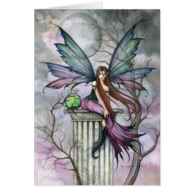 Gothic Fantasy Fairy Art Card (Front)