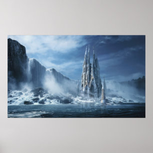 Gothic fantasy or Expiatory temple Poster