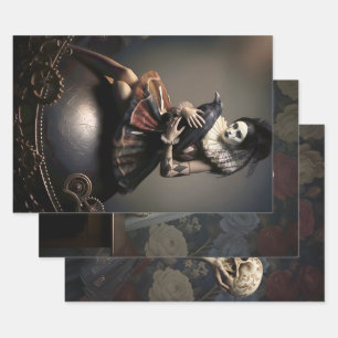 Gothic Fantasy Poster Wrapping Paper Sheet
