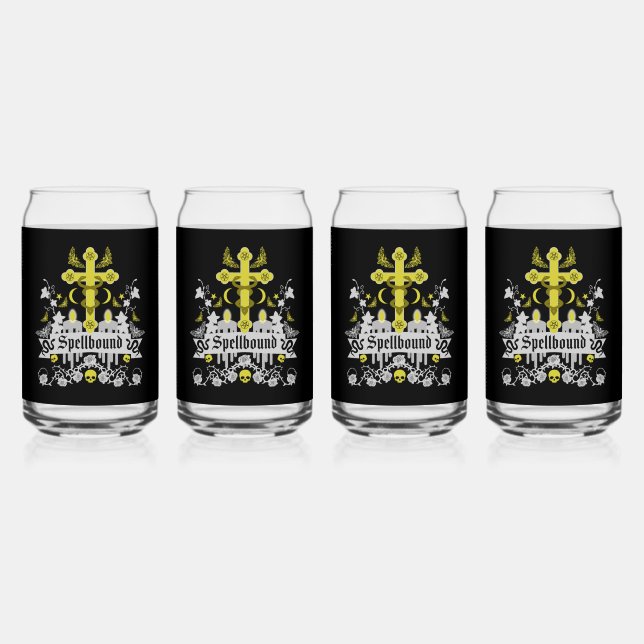 Gothic Fashion Accessories Can Glass (Front)
