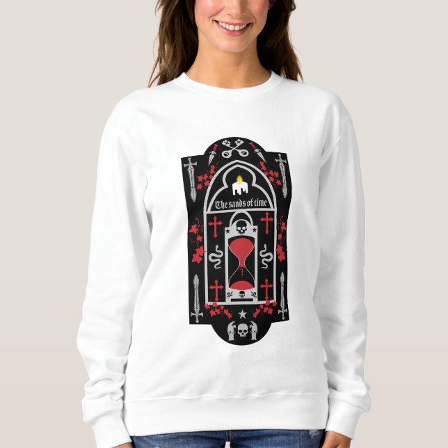 Gothic Fashion Style Sweatshirt (Front)