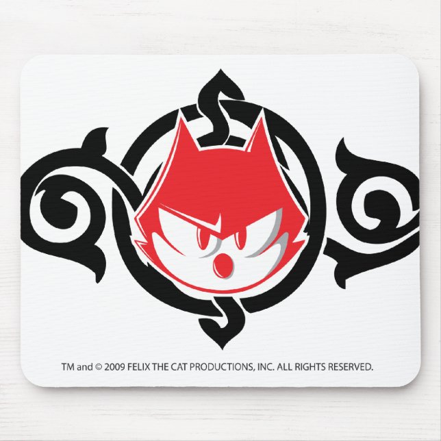 Gothic Felix head Mousepad (Front)