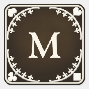 Gothic Filigree Antique Monogrammed Personal Seal