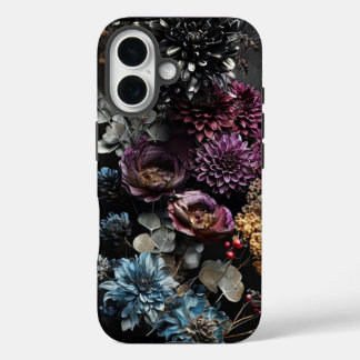 Gothic Floral iPhone 16 Case