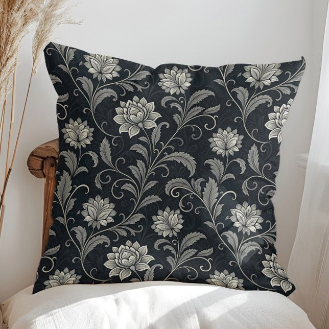 Gothic Flowers Pattern Cushion (Creator Uploaded)