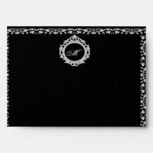 Gothic Frame Monogram Envelope