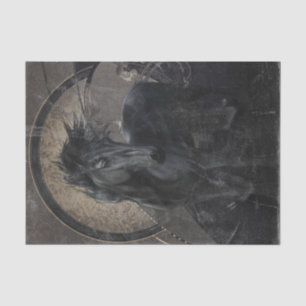 Gothic Friesian Horse Tissue Paper