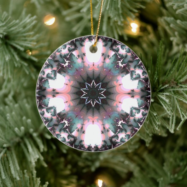 Gothic Frozen Winter Spider Web Ceramic Tree Decoration (Tree)