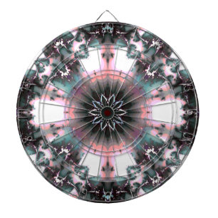 Gothic Frozen Winter Spider Web Dartboard