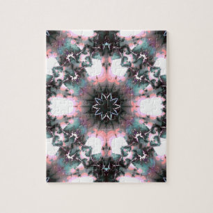 Gothic Frozen Winter Spider Web Jigsaw Puzzle