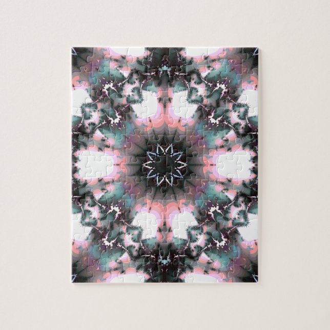 Gothic Frozen Winter Spider Web Jigsaw Puzzle (Vertical)