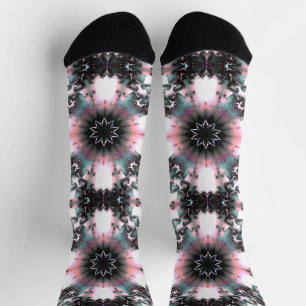Gothic Frozen Winter Spider Web Socks